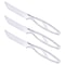 Smarty Had A Party Clear Disposable Plastic Steak Knives 360 Knives, 360PK 3745-CL-CASE - alternate 2